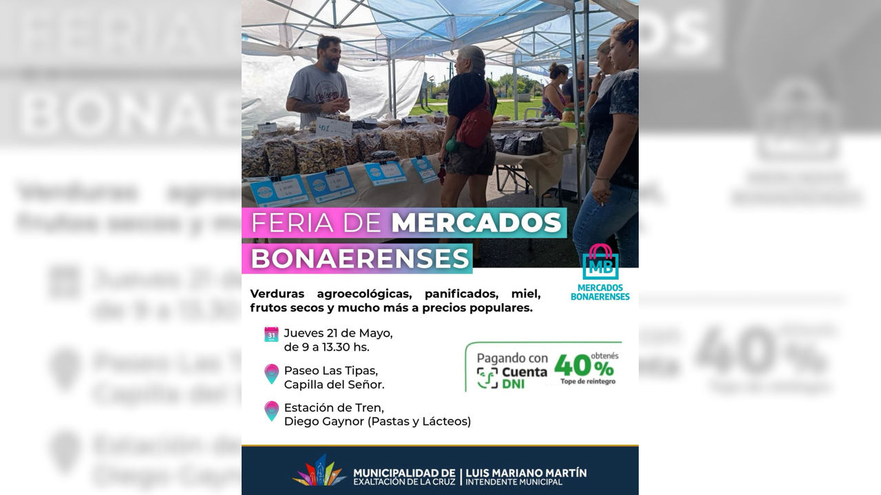 MERCADOS BONAERENSES SIGUE RECORRIENDO NUESTRO DISTRITO