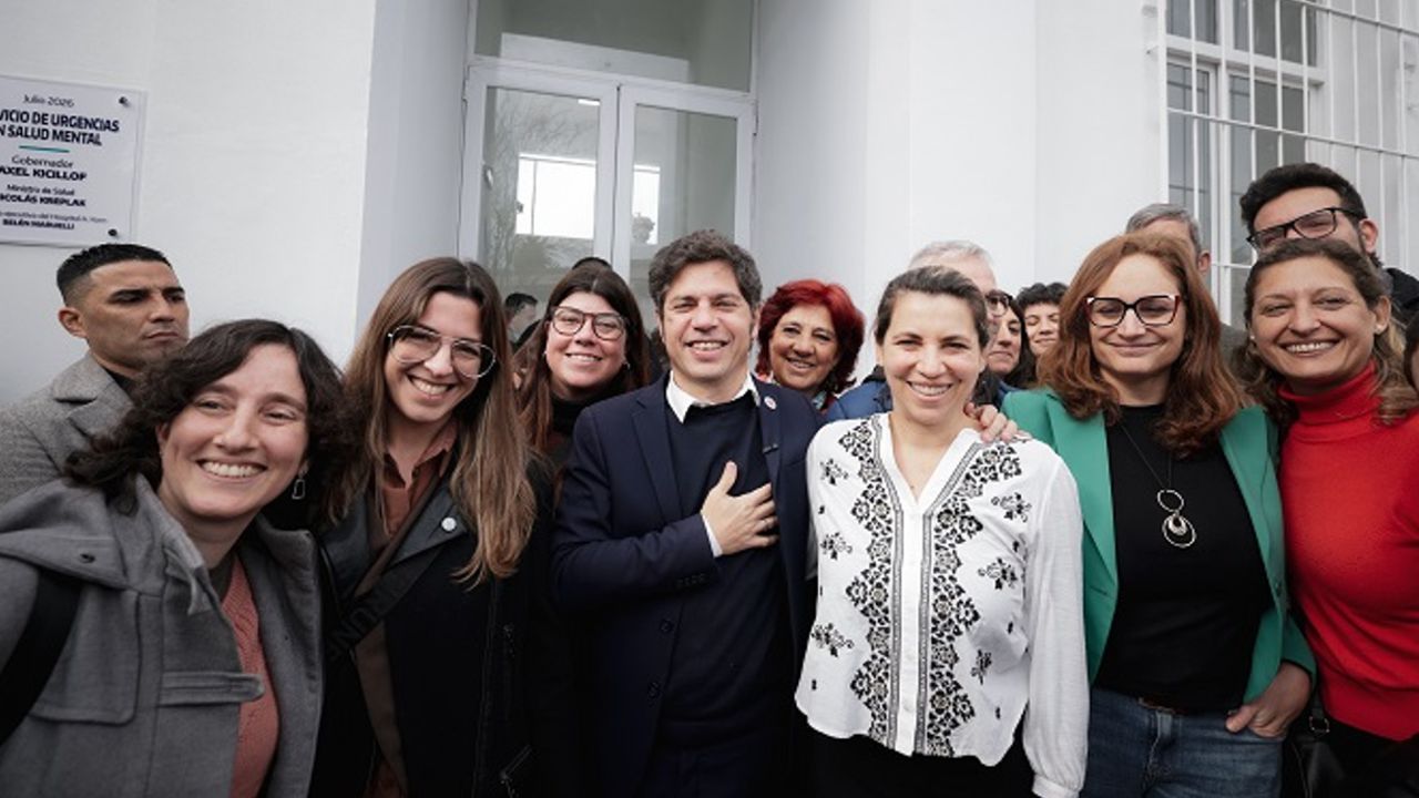 AXEL KICILLOF  EN LA PLATA