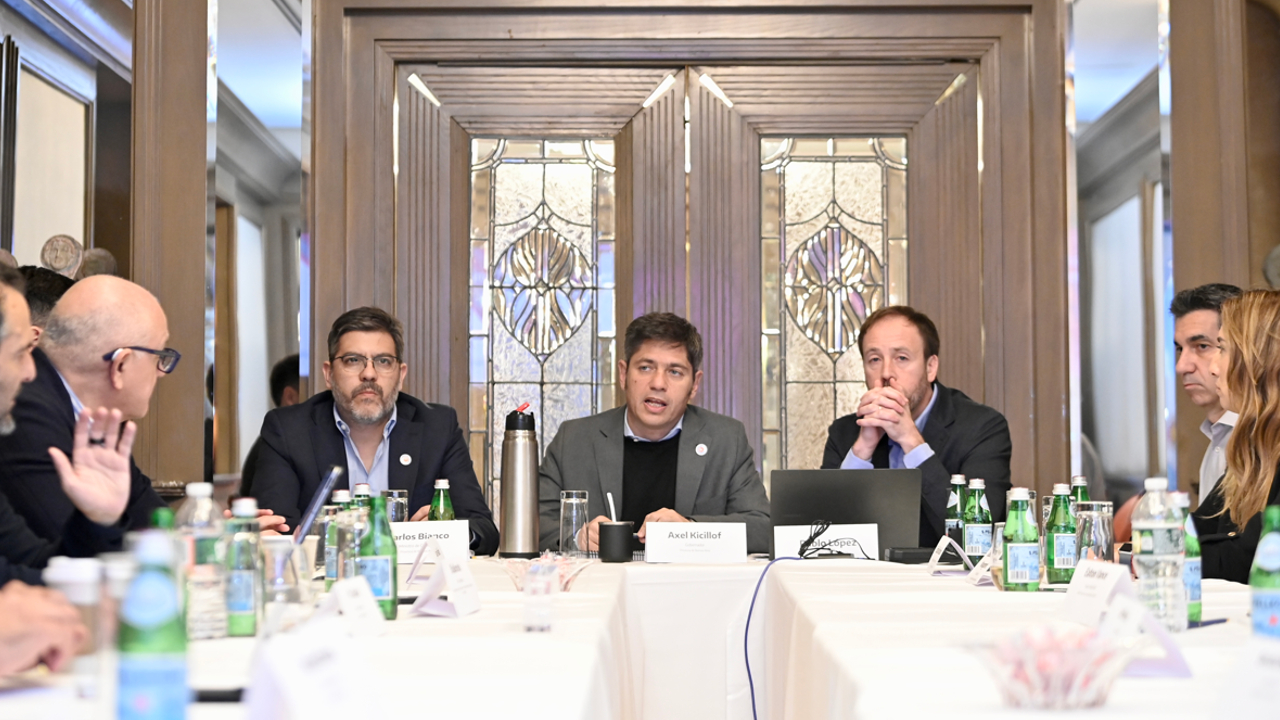 KICILLOF SE REUNIÓ EN NUEVA YORK CON EMPRESARIOS Y REPRESENTANTES DE FONDOS DE INVERSIÓN