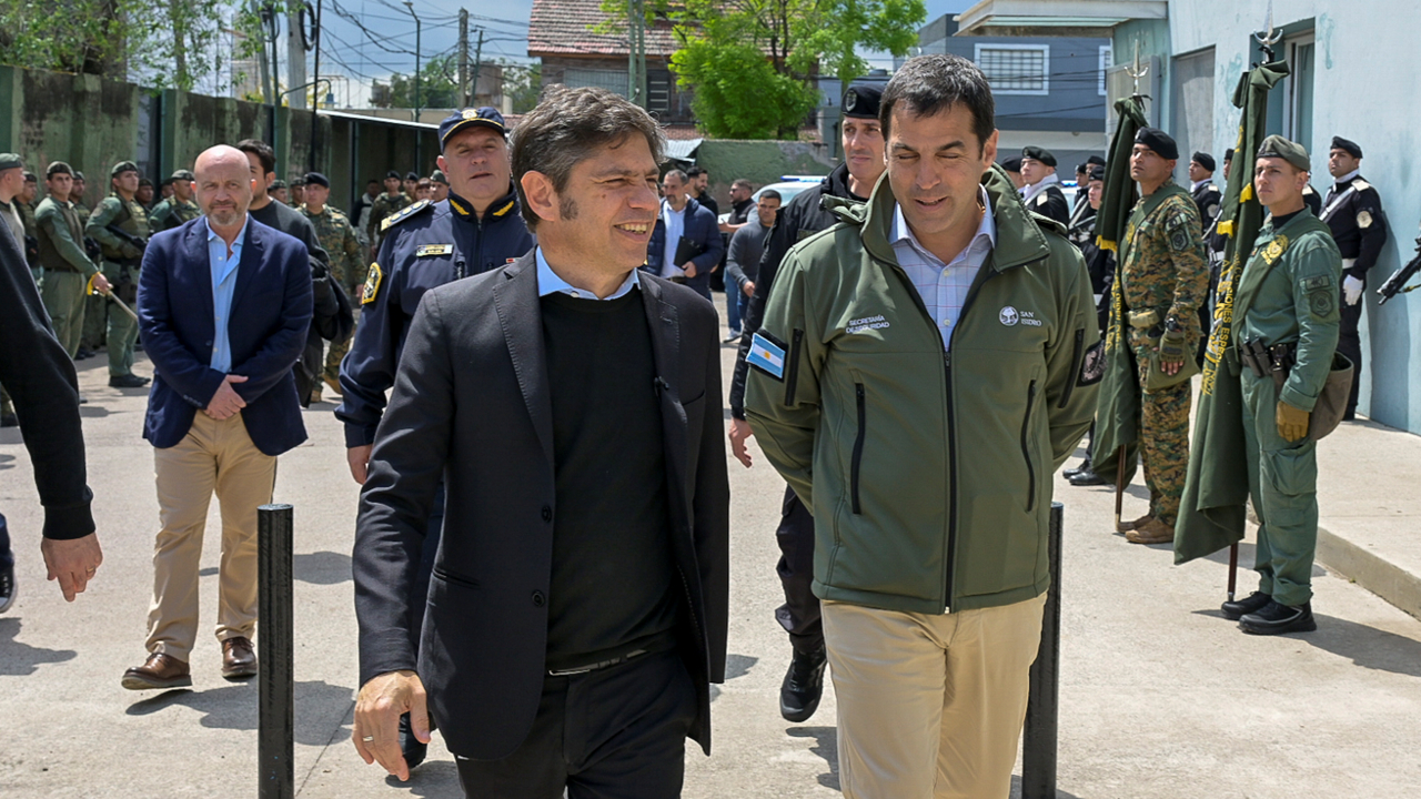 AXEL KICILLOF RECORRIÓ LA NUEVA BASE DE LA UTOI EN SAN ISIDRO