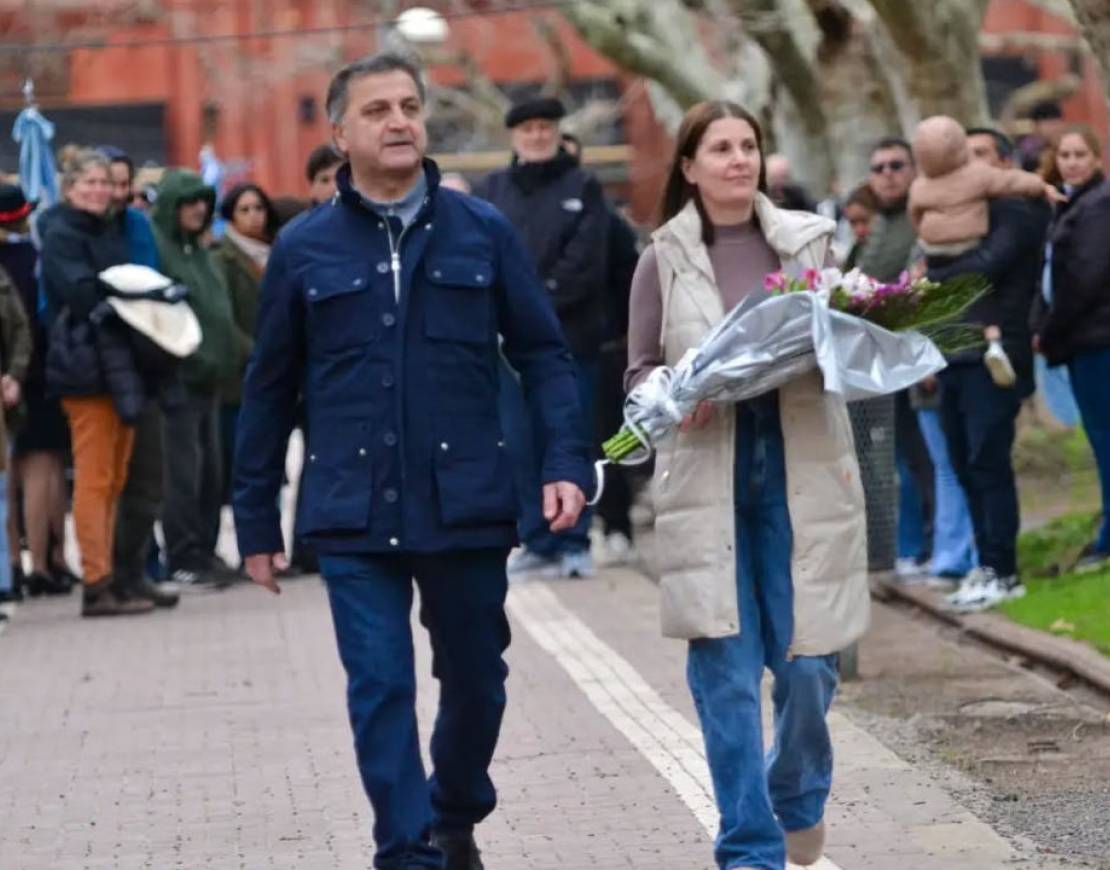LUIS MARIANO MARTÍN ENCABEZÓ EL HOMENAJE A SAN MARTÍN 